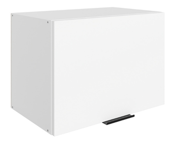 Навесной кухонный шкаф Стоун L500 Н360 (1 дв. гл.) (белый/джелато софттач) в Кунгуре