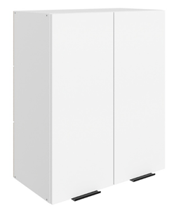 Кухонный шкаф Стоун L600 Н720 (2 дв. гл.) (белый/джелато софттач) в Перми