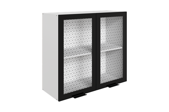 Кухонный шкаф Стоун L800 Н720 (2 дв. рам.) в Перми - изображение