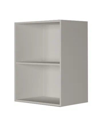 Кухонный навесной шкаф В7 60, МДФ Черный матовый/Белый в Перми - изображение 1