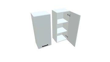 Кухонный шкаф В9 40, Белое гладкое Ламарти/Белый в Перми