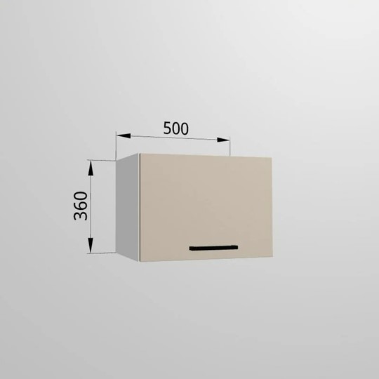 Кухонный шкаф ВГ 50, Сатин/Белый в Перми - изображение 1