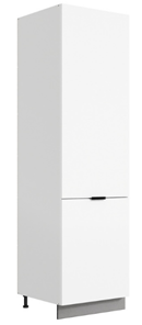 Шкаф-пенал Стоун 2 L600 (2 дв.гл.) (белый/джелато софттач) в Кунгуре