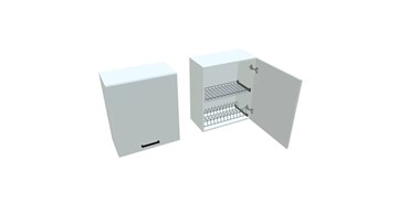 Сушильный шкаф на кухню ВС7 60, Белое гладкое Ламарти/Белый в Березниках