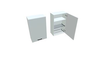 Кухонный шкаф ВС9 60, Белое гладкое Ламарти/Белый в Березниках