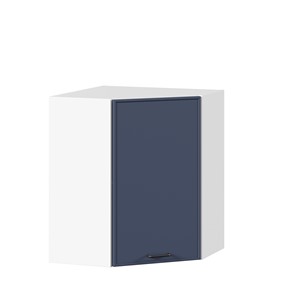 Угловой кухонный шкаф Индиго ЛД 298.610.000.116, Белый/Тёмно-синий в Перми - предосмотр