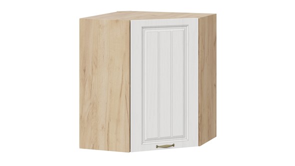Угловой кухонный шкаф Лина 1В6У (Дуб Крафт Золотой/Белый) в Перми - изображение
