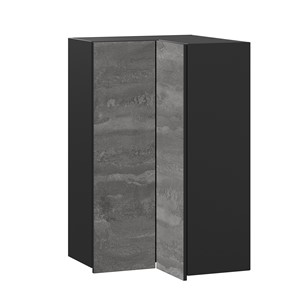 Кухонный шкаф Паола  ЛД 590.570.000.085 600 (Черный/Камень железный) в Перми