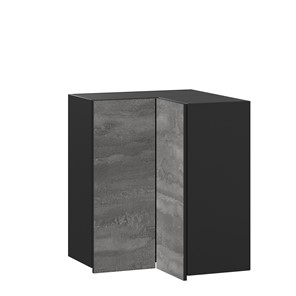 Кухонный шкаф Паола ЛД 590.500.000.084  (Черный/Камень железный) в Перми