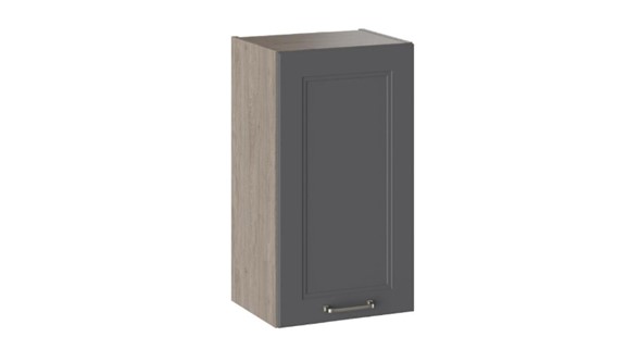 Кухонный навесной шкаф Одри В_72-40_1ДР (Серый) в Перми - изображение