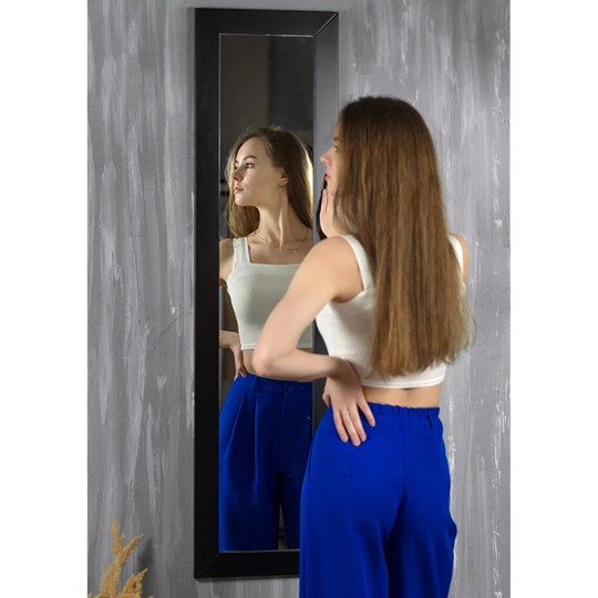 Зеркало настенное BeautyStyle 9 (черный) в Перми - изображение 4