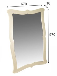 Зеркало настенное Берже 23 (слоновая кость) в Перми - предосмотр 5