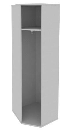 Шкаф угловой А.ГБ-3, Серый в Перми - изображение 1