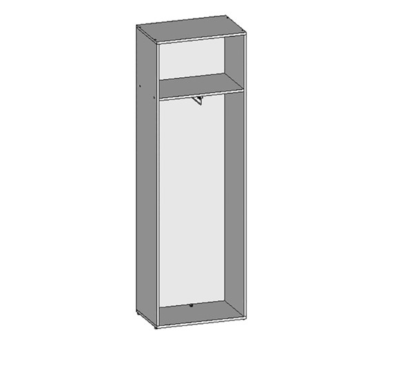 Шкаф для одежды НШ-10, Белый в Перми - изображение 1