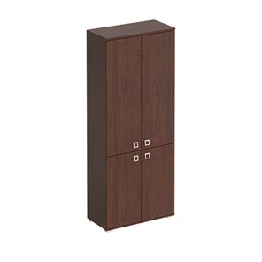 Шкаф для документов закрытый 4-х дверный Cosmo, венге Виктория (90,2х44,2х221) КС 304 в Перми
