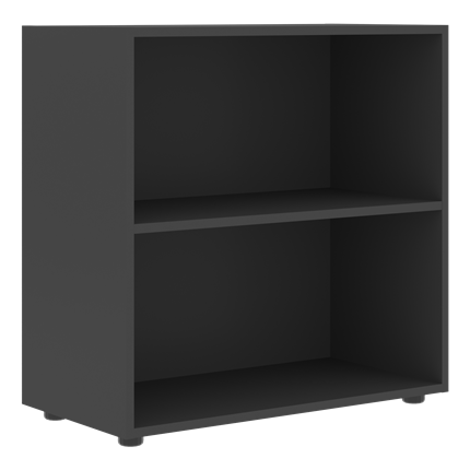 Низкий шкаф широкий FORTA Черный Графит FLC 80 (798х404х801) в Перми - изображение