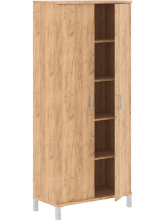 Шкаф Born В 430.7 дверь ДСП с замком 900х450х2054 мм, Дуб Бофорд в Перми - изображение