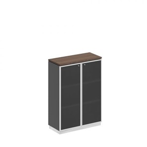 Шкаф для документов средний стекло в рамке Speech Cube (90x40x124.6) СИ 319 ДГ АР ХР в Перми