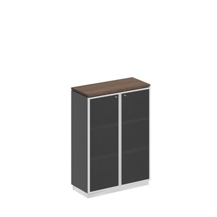 Шкаф для документов средний стекло в рамке Speech Cube (90x40x124.6) СИ 319 ДГ АР ХР в Перми - изображение