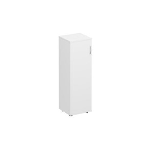 Шкаф для документов средний узкий закрытый Комфорт КФ, белый премиум (40x38x123) К.359 БП в Перми