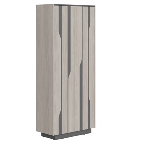 Шкаф гардероб LINE Дуб-серый-антрацит СФ-574401 (900х430х2100) в Перми - предосмотр
