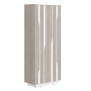 Шкаф для одежды LINE Дуб-серый-белый СФ-574401 (900х430х2100) в Перми - предосмотр