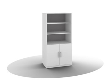 Книжный шкаф ВЕГА ШК-02 (Белый древесный) в Перми - предосмотр