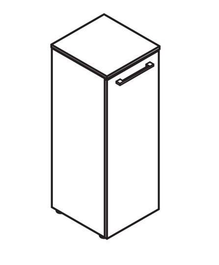 Шкаф колонна MORRIS Дуб Базель/Венге Магия MMC 42.1 (429х423х1188) в Перми - изображение 2