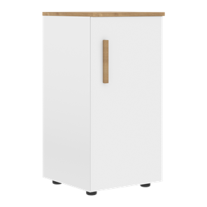 Низкий шкаф колонна с правой дверью FORTA Белый-Дуб Гамильтон FLC 40.1 (R) (399х404х801) в Чайковском