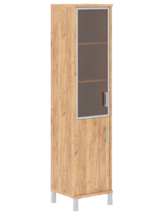 Шкаф Born В 431.4 L левый колонка комбинированная 475х450х2054 мм, Дуб Бофорд в Перми - изображение