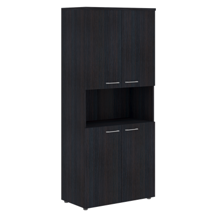 Шкаф с глухими низкими дверьми и топом XTEN Дуб Юкон XHC 85.4 (850х410х1930) в Перми - изображение