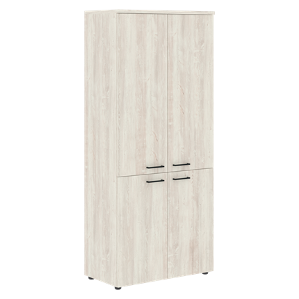 Шкаф с глухими низкими и средними дверьми и топом XTEN сосна Эдмонд  XHC 85.3 (850х410х1930) в Соликамске - изображение
