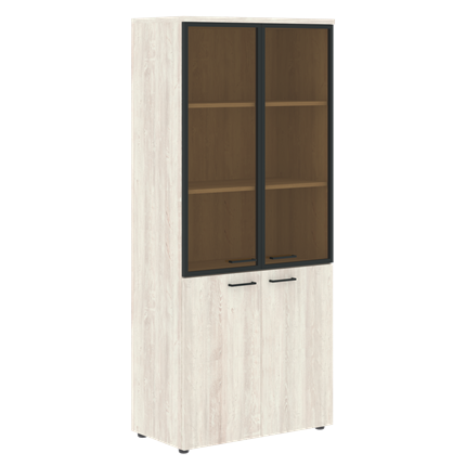 Шкаф с глухими низкими дверьми и топом XTEN сосна Эдмонд  XHC 85.7.1  (850х410х1930) в Перми - изображение