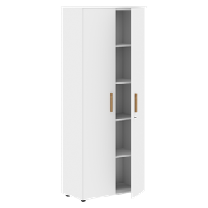 Широкий шкаф высокий FORTA Белый FHC 80.1(Z) (798х404х1965) в Перми