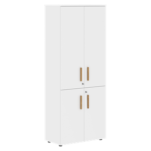 Шкаф с глухими средними и малыми дверьми FORTA Белый FHC 80.3(Z) (798х404х1965) в Перми - предосмотр