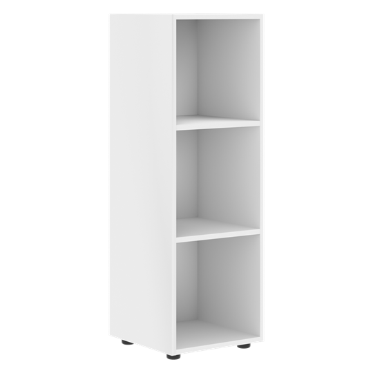 Средний шкаф колонна с глухой дверью левой FORTA Белый-Дуб Гамильтон  FMC 40.1 (L) (399х404х801) в Перми - изображение 1