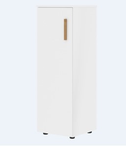 Средний шкаф колонна с левой дверью FORTA Белый FMC 40.1 (L) (399х404х801) в Перми