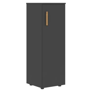 Шкаф колонна средний с правой дверью FORTA Черный Графит  FMC 40.1 (R) (399х404х801) в Кунгуре