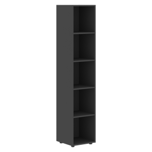 Высокий шкаф колонна FORTA Черный Графит FHC 40 (399х404х1965) в Перми