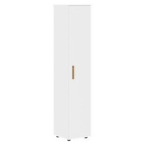 Высокий шкаф колонна с глухой дверью FORTA Белый FHC 40.1 (L/R) (399х404х1965) в Чайковском