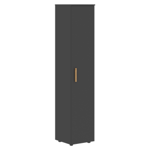 Высокий шкаф с глухой дверью колонна FORTA Черный Графит  FHC 40.1 (L/R) (399х404х1965) в Перми