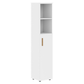 Шкаф колонна высокий с глухой средней дверью правой FORTA Белый FHC 40.5 (R) (399х404х1965) в Перми - предосмотр