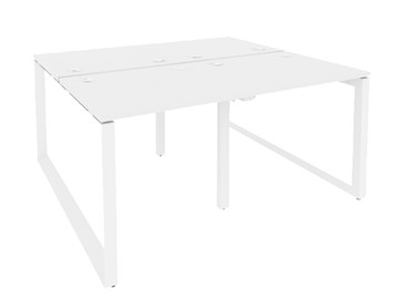 Стол письменный O.MO-D.RS-4.0.7, Белый/Белый бриллиант в Перми