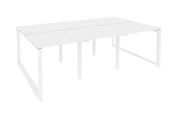 Письменный стол O.MO-D.RS-6.0.8, Белый/Белый бриллиант в Березниках
