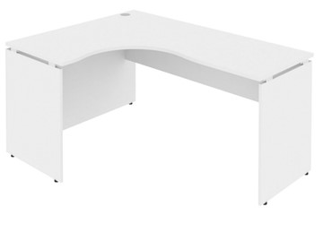 Письменный угловой стол Л.СА-4Л 1580х1200х755 мм. Белый в Березниках