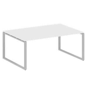Стол для переговорки БО.ПРГ-1.5 (Серый/Белый) в Березниках
