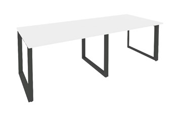 Стол для совещаний O.MO-PRG-2.2 Антрацит/Белый бриллиант в Перми