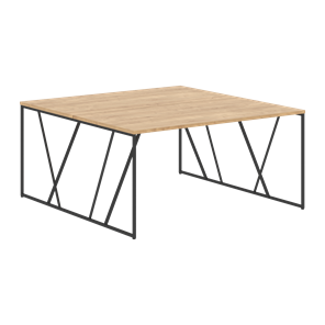 Двойной стол LOFTIS Дуб Бофорд  LWST 1516 (1560х1606х750) в Березниках