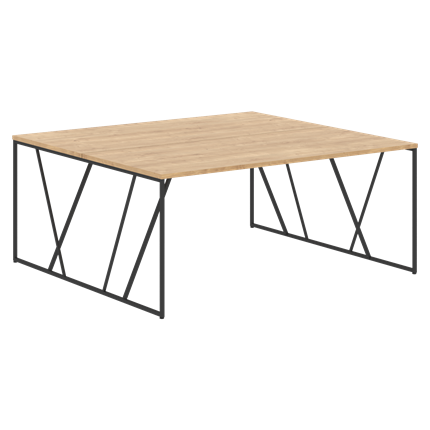 Двойной стол LOFTIS Дуб Бофорд  LWST 1716 (1760х1606х750) в Перми - изображение