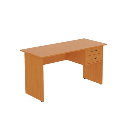 Письменный стол со встроеной тумбой Классик SM140 R 1400x600x751 в Перми - изображение